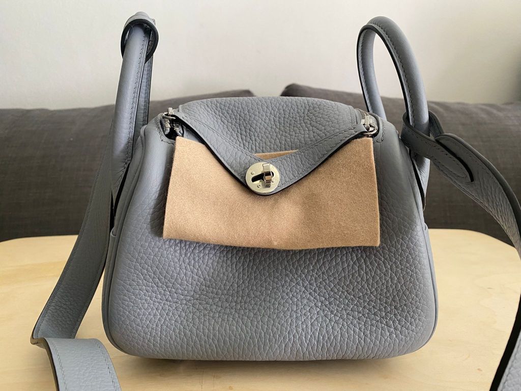 [Review] Hermes Mini Lindy in Blu Lin from H Factory